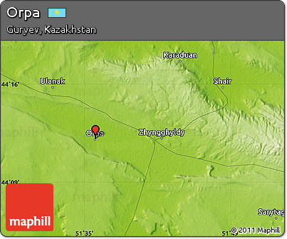 Physical Map of Orpa