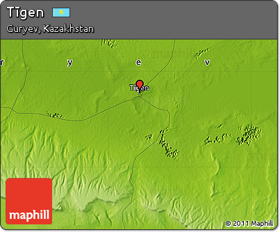 Physical Map of Tīgen