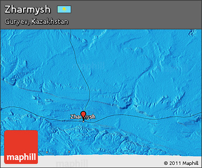 Political 3D Map of Zharmysh