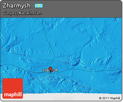 Political 3D Map of Zharmysh