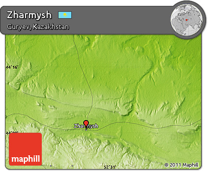 Physical Map of Zharmysh