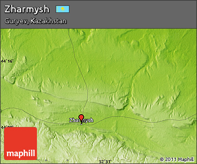 Physical Map of Zharmysh