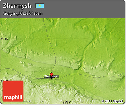 Physical Map of Zharmysh