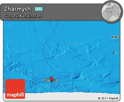 Political Panoramic Map of Zharmysh