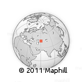 Outline Map of the Area around 44° 19' 14" N, 60° 25' 29" E, rectangular outline