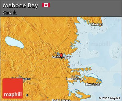 Political Map of Mahone Bay