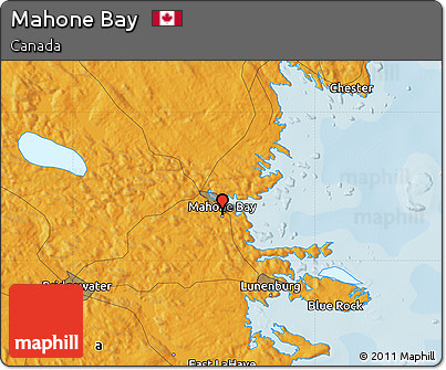 Political Map of Mahone Bay