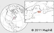 Blank Location Map of Sealand