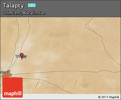 Satellite 3D Map of Talapty