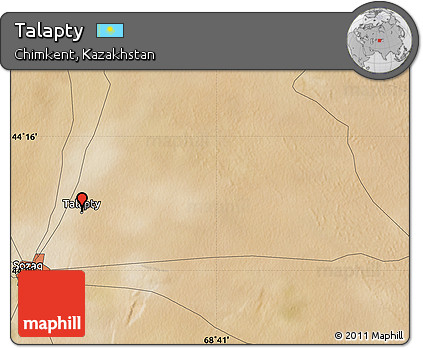 Satellite Map of Talapty