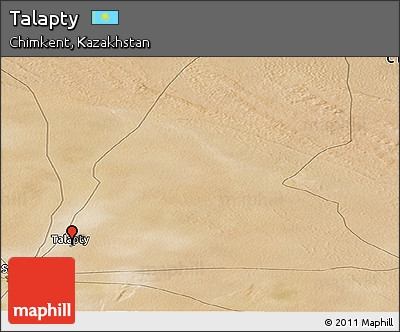 Satellite Panoramic Map of Talapty