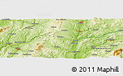 Physical Panoramic Map of the area around 44° 19' 14" N, 72° 10' 30" W