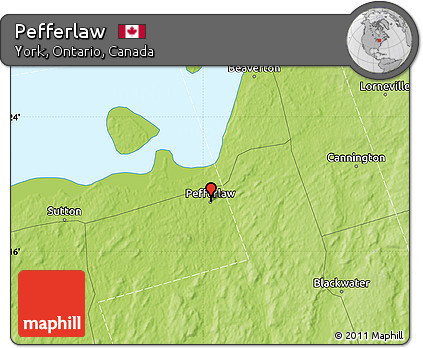 Physical Map of Pefferlaw