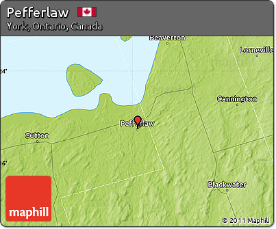 Physical Map of Pefferlaw