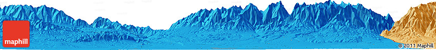 Political Horizon Map of the Area around 44° 19' 14" N, 79° 58' 29" E
