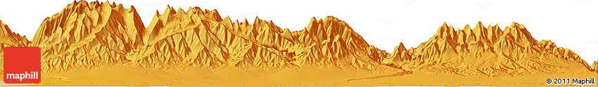 Political Horizon Map of the Area around 44° 19' 14" N, 84° 13' 29" E