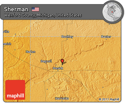 Political Map of Sherman