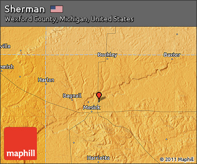 Political Map of Sherman