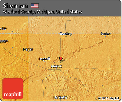 Political Map of Sherman