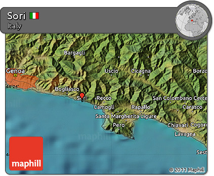 Satellite Map of Sori