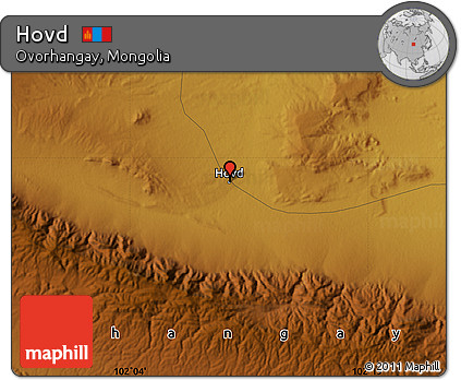 Physical Map of Hovd