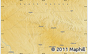 Physical Map of the area around 44° 44' 51" N, 102° 46' 30" W
