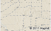 Shaded Relief Map of the area around 44° 44' 51" N, 102° 46' 30" W