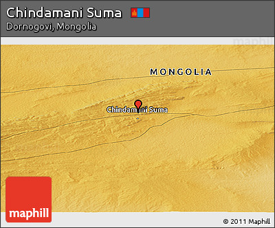 Physical Panoramic Map of Chindamani Suma