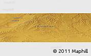 Physical Panoramic Map of the area around 44° 44' 51" N, 113° 58' 29" E