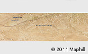 Satellite Panoramic Map of the area around 44° 44' 51" N, 113° 58' 29" E