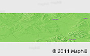 Political Panoramic Map of the area around 44° 44' 51" N, 117° 22' 30" E