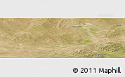 Satellite Panoramic Map of the area around 44° 44' 51" N, 117° 22' 30" E