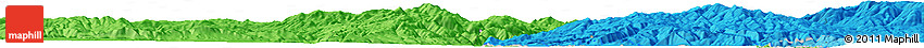 Political Horizon Map of the Area around 44° 44' 51" N, 117° 13' 29" W