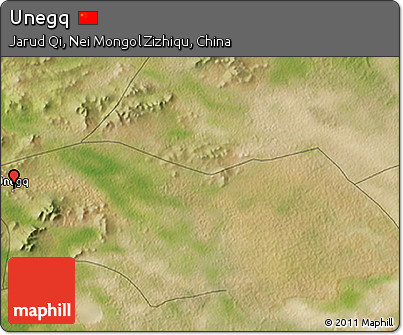 Satellite 3D Map of Unegq