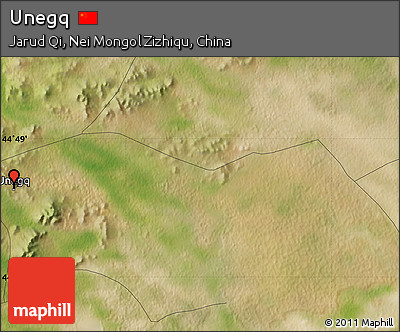 Satellite Map of Unegq