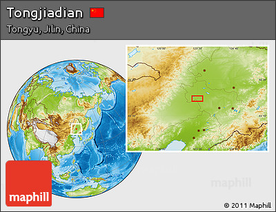 Physical Location Map of Tongjiadian