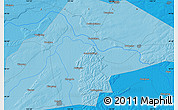 Political Map of the area around 44° 44' 51" N, 125° 52' 30" E