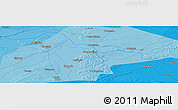 Political Panoramic Map of the area around 44° 44' 51" N, 125° 52' 30" E