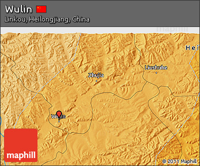Political 3D Map of Wulin