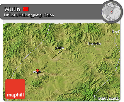 Satellite 3D Map of Wulin