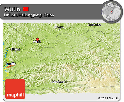 Physical Panoramic Map of Wulin