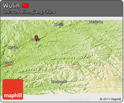 Physical Panoramic Map of Wulin