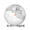 Outline Map of the Area around 44° 44' 51" N, 132° 31' 30" W, rectangular outline