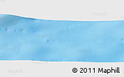 Shaded Relief Panoramic Map of the area around 44° 44' 51" N, 137° 46' 30" E