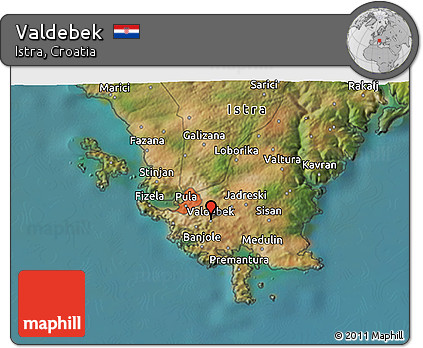 Satellite 3D Map of Valdebek