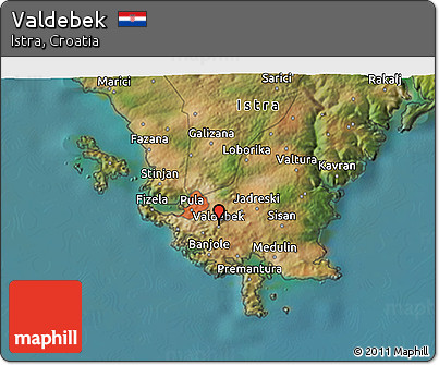 Satellite 3D Map of Valdebek
