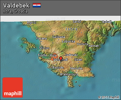 Satellite 3D Map of Valdebek