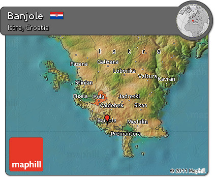 Satellite Map of Banjole