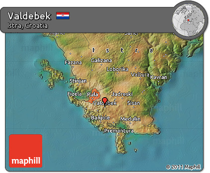 Satellite Map of Valdebek