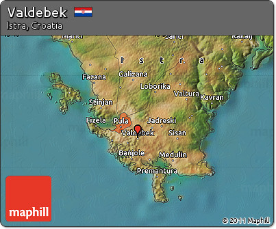 Satellite Map of Valdebek